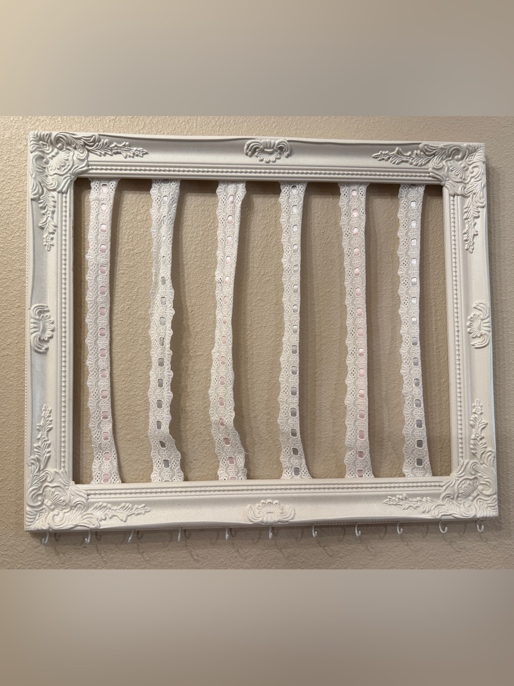 Elegant White Lace Hair Accessory Organizer & more.